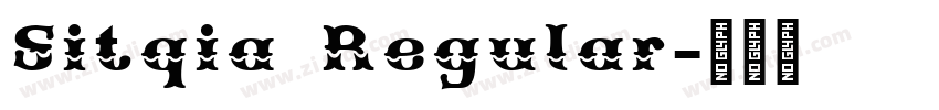Sitqia Regular字体转换